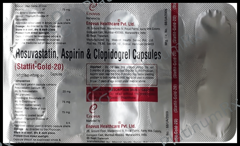 Statfit-Gold 20/75/75mg Capsule 10s