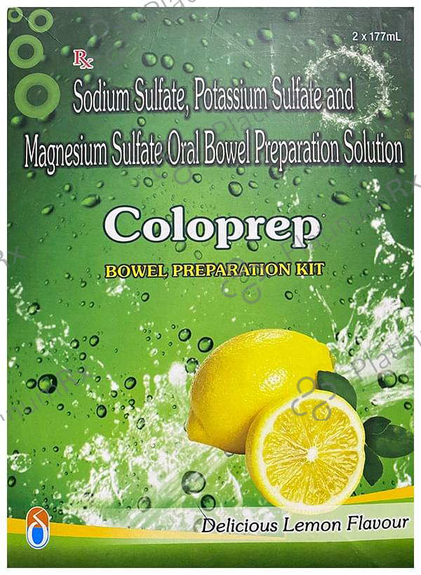 Coloprep Bowel Preparation Kit Delicious Lemon Bottle 2*177ml