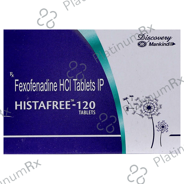 Histafree 120mg Tablet 10s