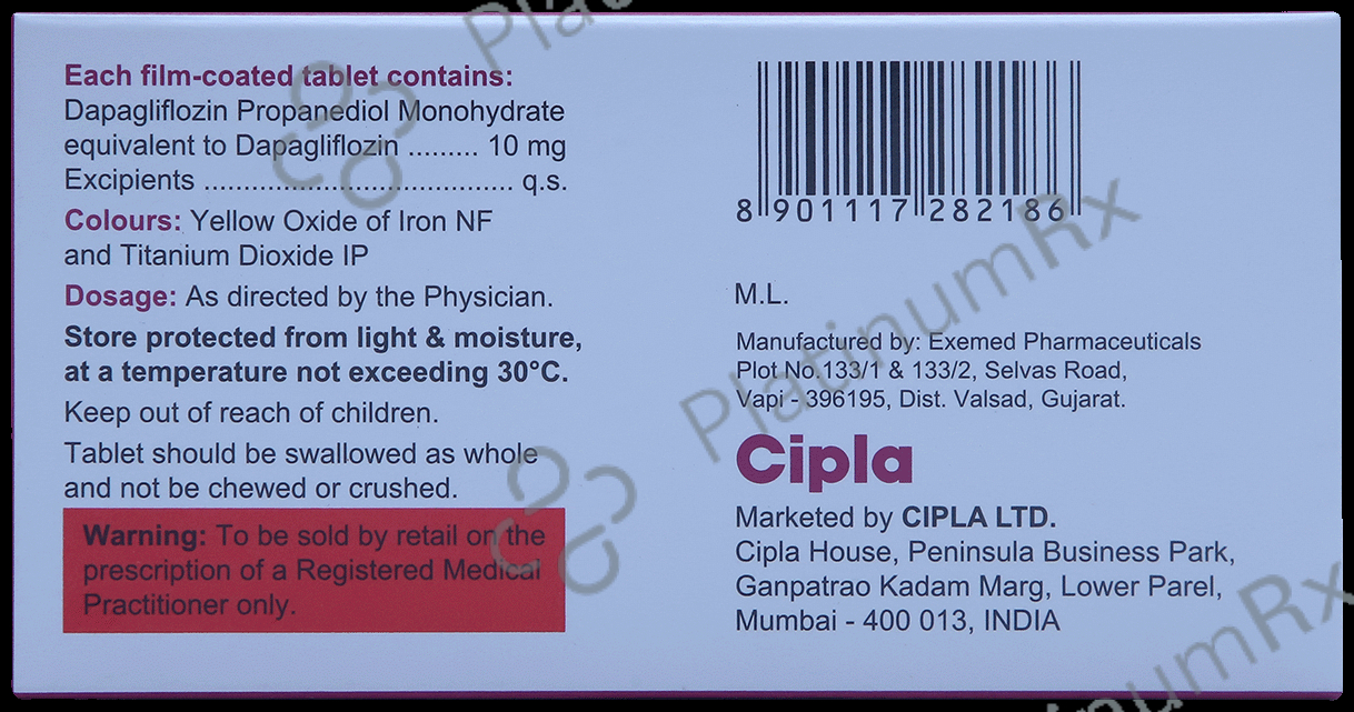 Dapasach 10mg Tablet 10s