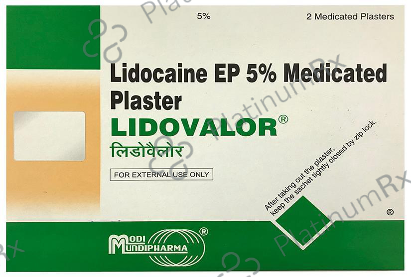 Lidovalor Medicated Patch 14cm x 10cm