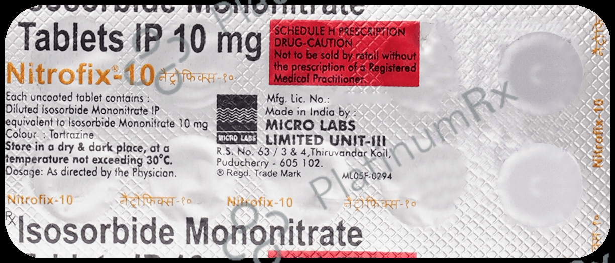 Nitrofix 10 Tablet