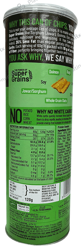 RiteBite Max Protein Chips with Fibre & Low GI - Gluten Free - Flavour Spanish Tomato Snacks