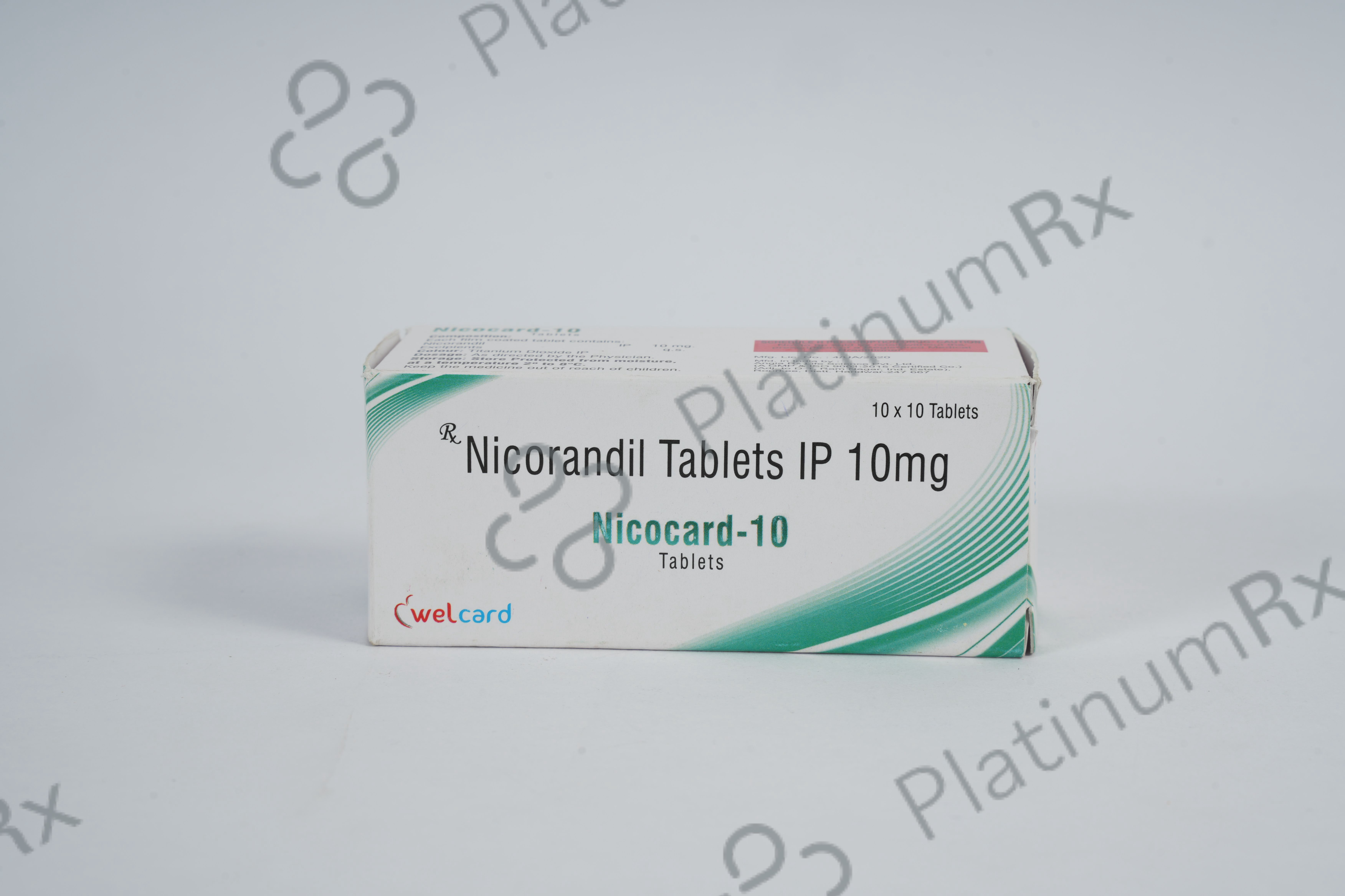 Nicocard 10mg Tablet 10s