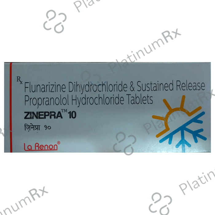 Zinepra 10 10/40mg Tablet SR 10s
