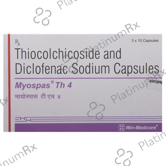 Myospas TH 50/4mg Capsule 10s