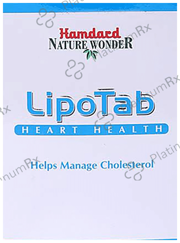 Hamdard Lipotab Tablet for Heart Health & Cholesterol Management