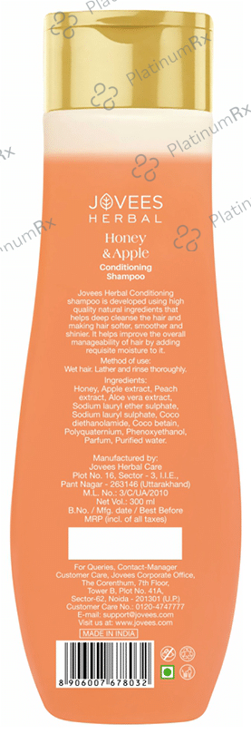 Jovees Honey & Apple Conditioning Shampoo 300 ml