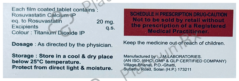 Rexvas 20 Tablet