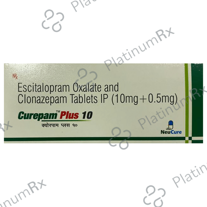 Curepam Plus 0.5mg/10mg Tablet