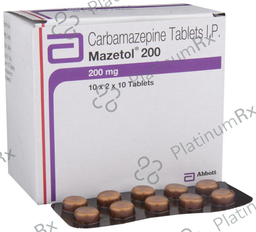 Mazetol 200mg Tablet 10s