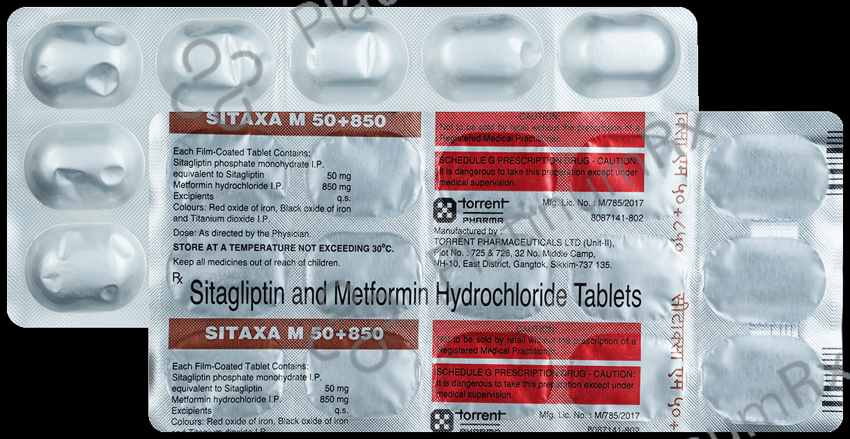 Sitaxa M 50/850mg Tablet 15s