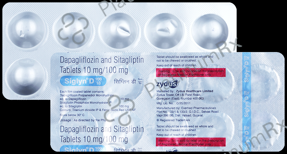 Siglyn D 10mg/100mg Tablet