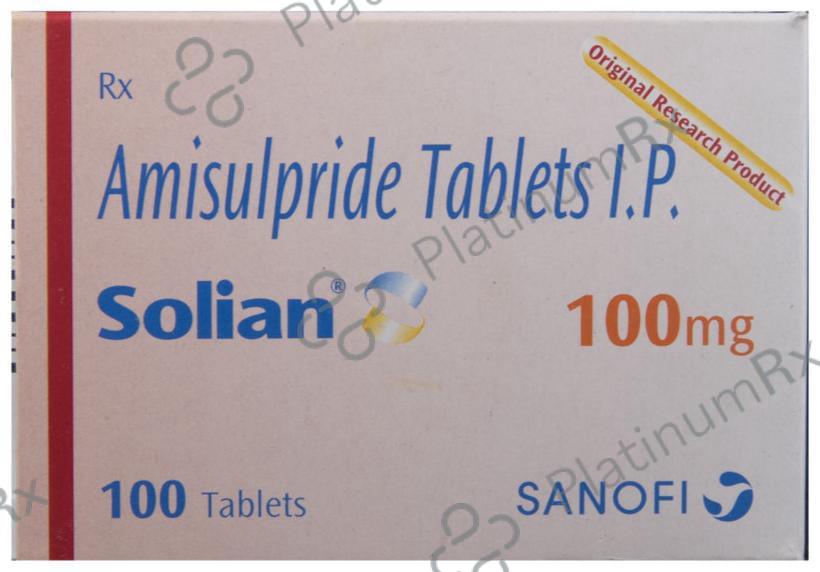Solian 100mg Tablet 10s