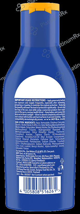 Nivea Sun Protect & Moisture Lotion SPF 30 75 ml