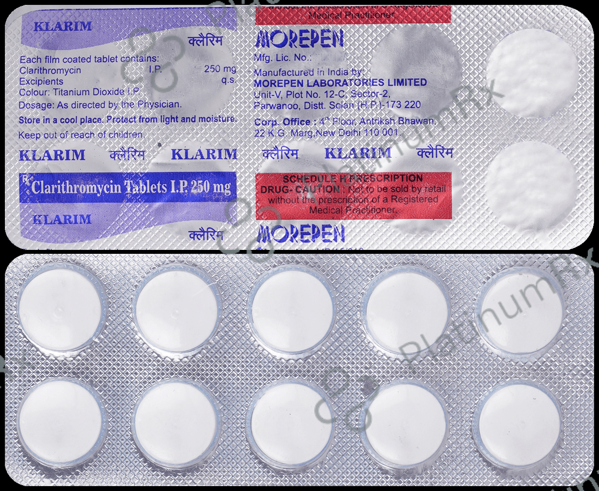 Klarim 250mg Tablet