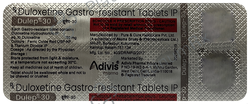 Dulep 30 Tablet