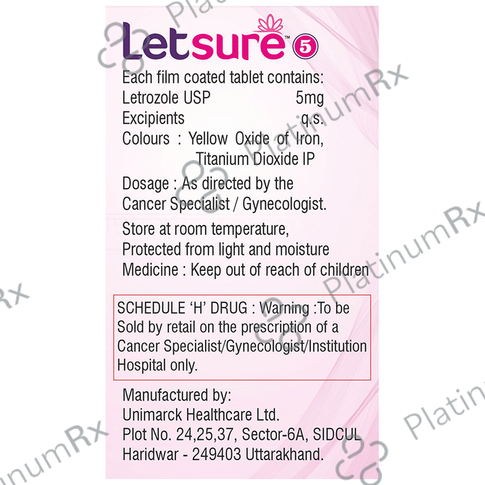 Letsure 5mg Tablet 5s