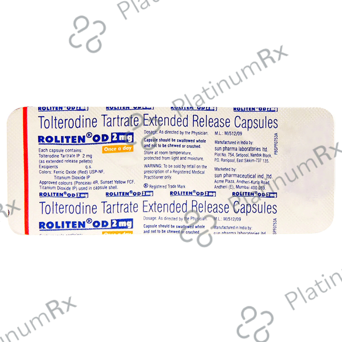 Roliten OD 2mg Capsule ER 10s