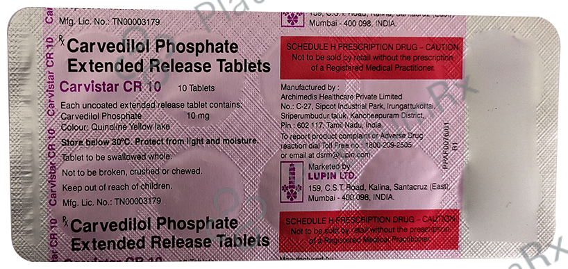 Carvistar CR 10mg Tablet 10s