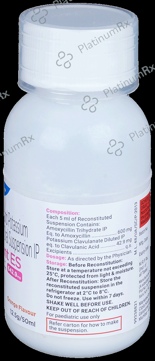 Advent ES 600/42.9mg Oral Suspension 50ml