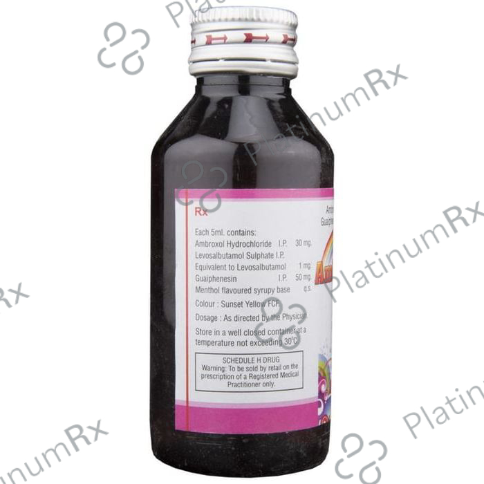 Ambrolite Levo 15/50/1mg Syrup 100ml