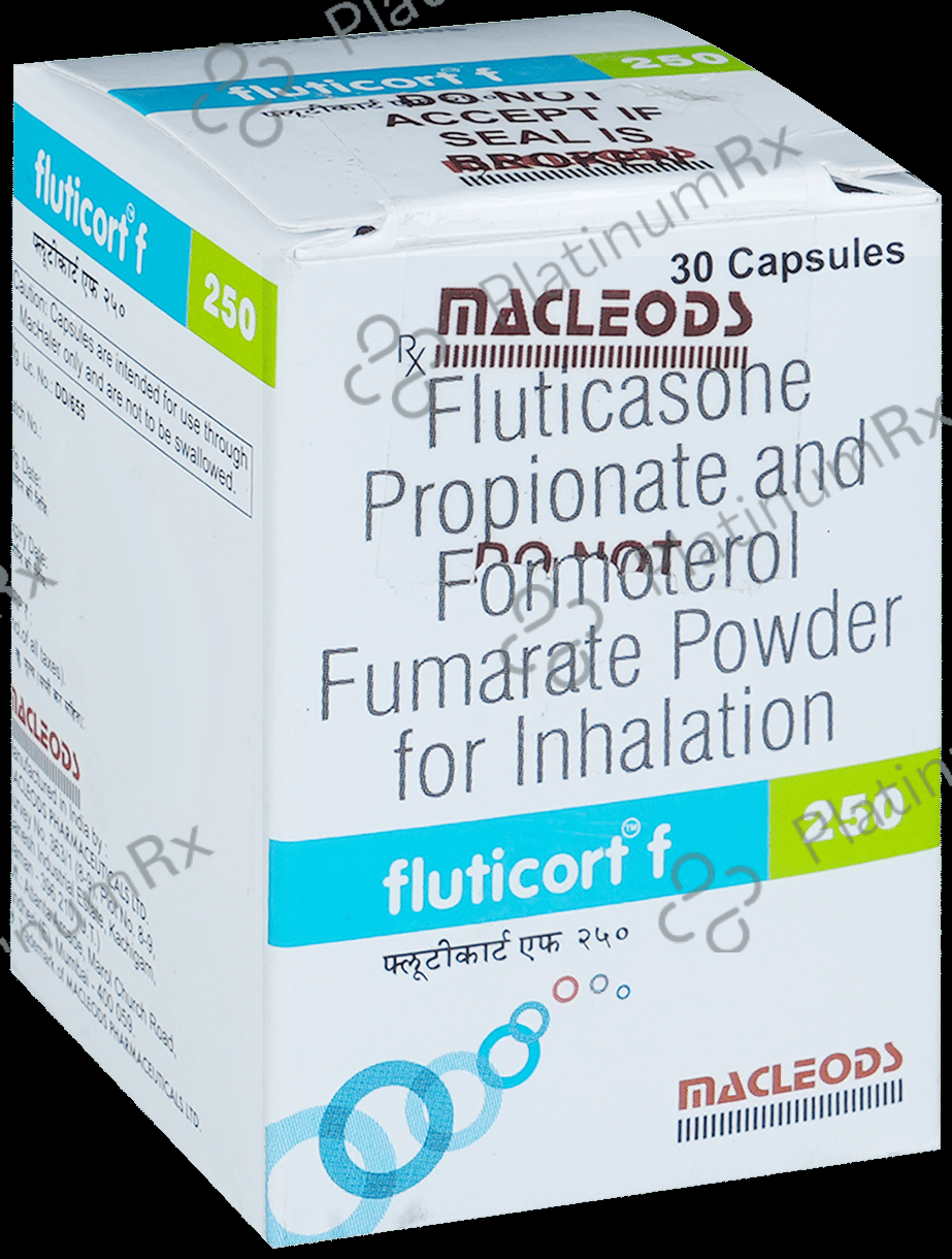Fluticort F 250/6mcg Capsule 30s