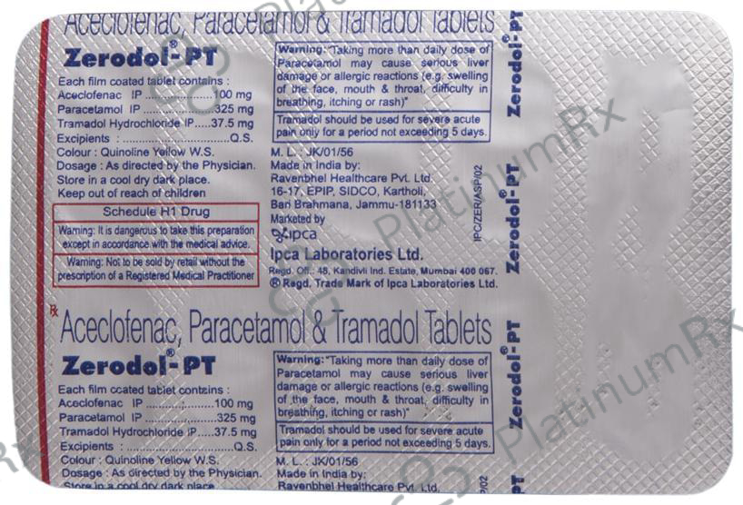 Zerodol PT Tablet