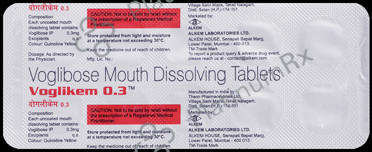 Voglikem MD 0.3mg Tablet 10s