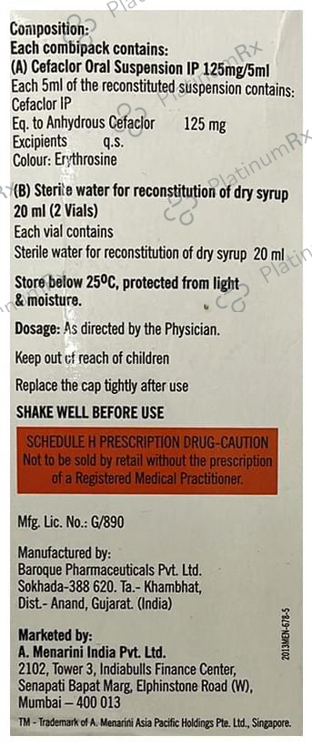 Distaclor 125mg Oral Suspension