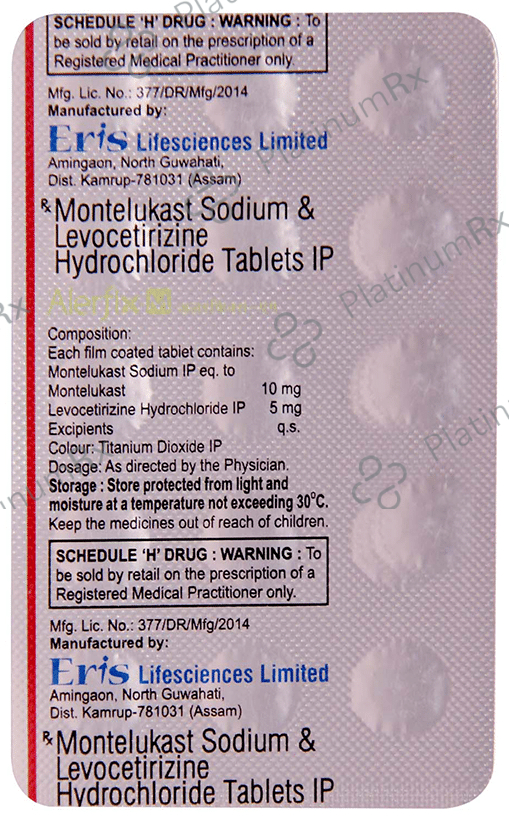 Alerfix M 5/10mg Tablet 15s