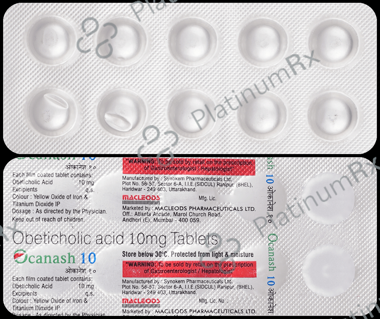 Ocanash 10mg Tablet