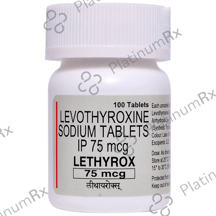 Lethyrox 75 Tablet 100 Tablet