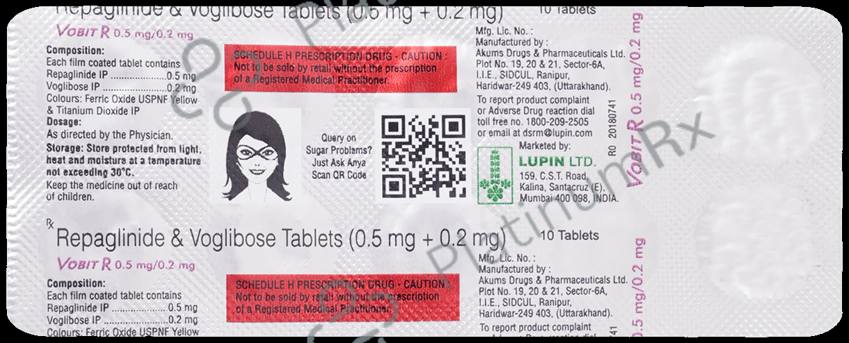 Vobit R 0.5/0.2mg Tablet 10s