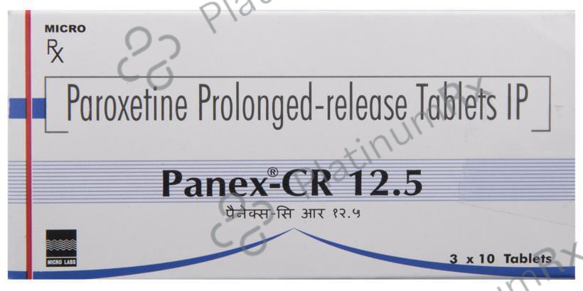 Panex CR 12.5mg Tablet 10s