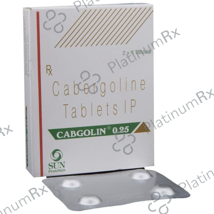 Cabgolin 0.25mg Tablet 4s