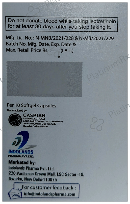 Indotroin 5 Capsule Soft Gelatin Capsule