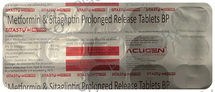 Sitasto M 50/1000 Tablet PR