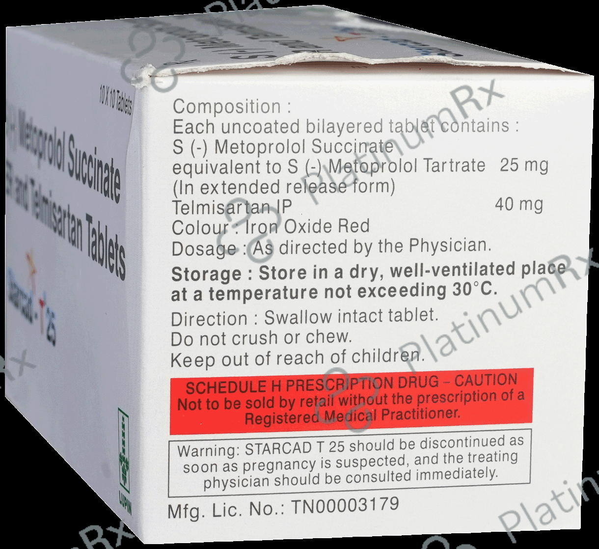 Starcad T ER 25/40mg Tablet 10s