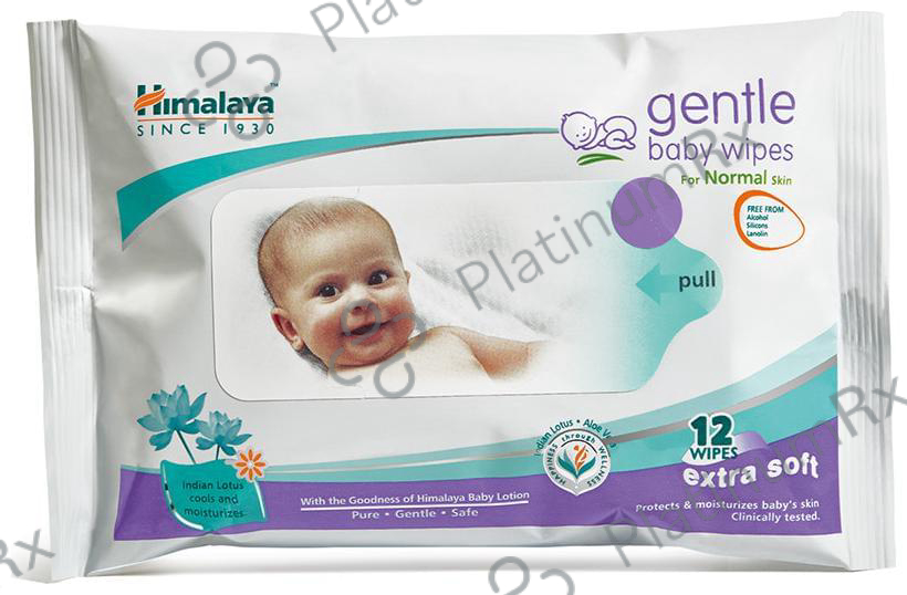 Himalaya Gentle Baby Wipes 12s