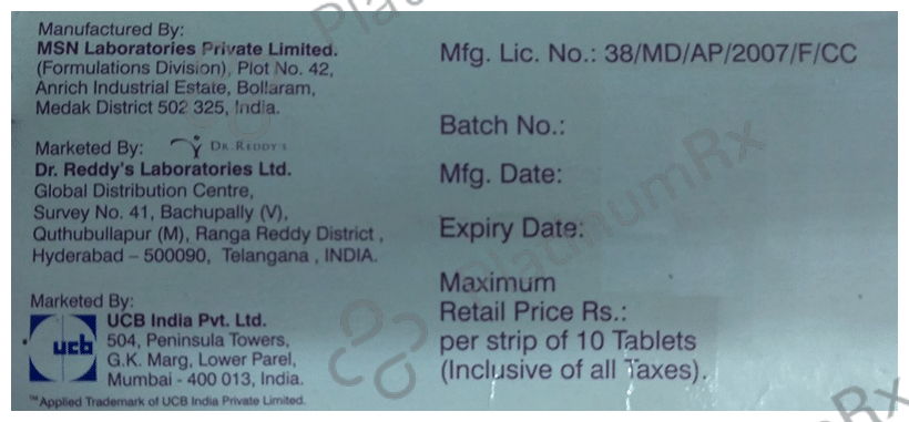 Seizgard 100 Tablet