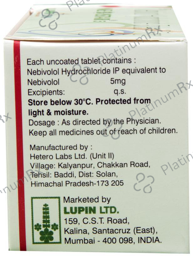 Nebistar 5mg Tablet 15s