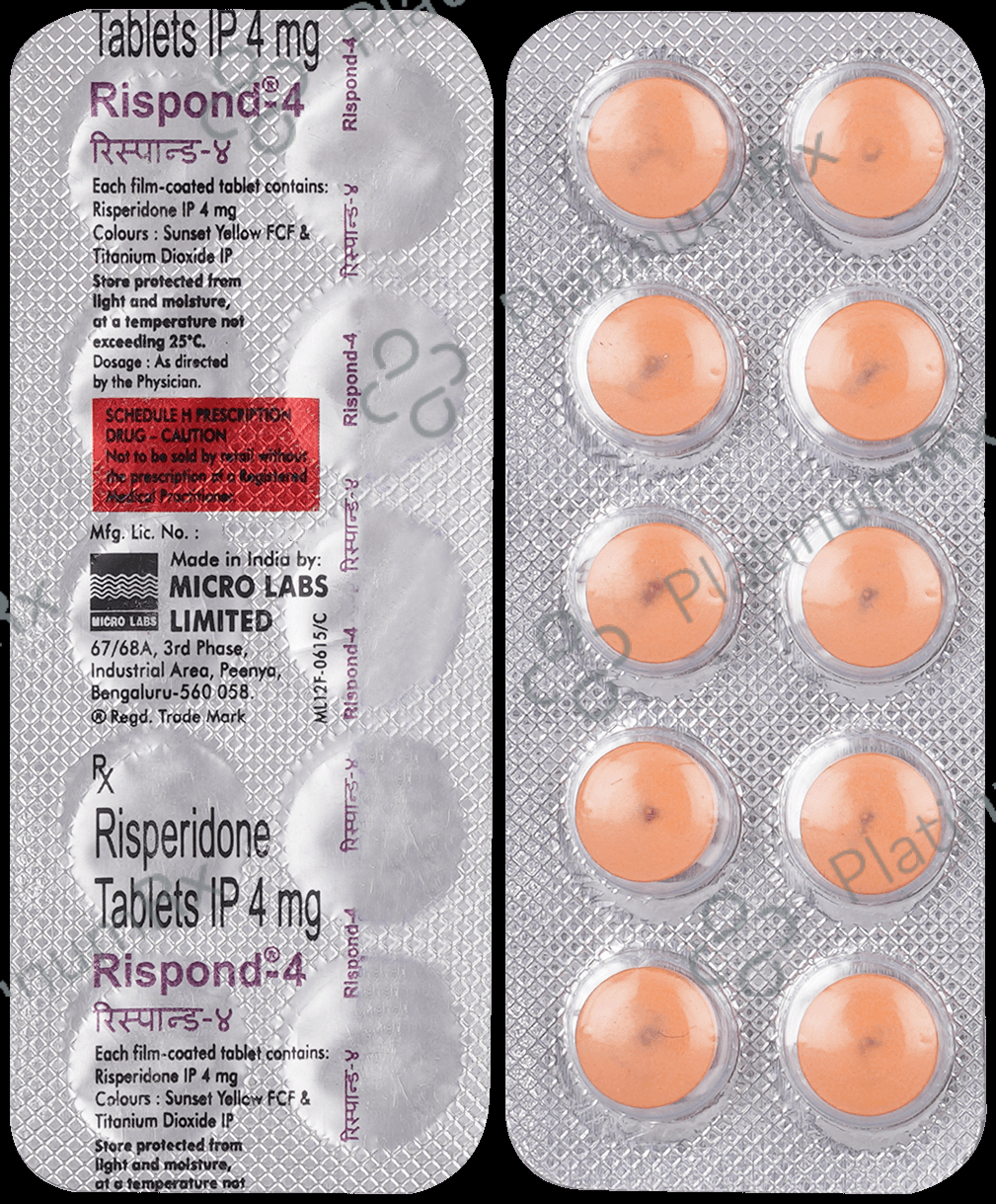 Rispond 4mg Tablet 10s