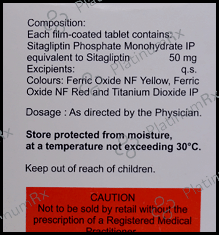 Sitaglo 50mg Tablet 15s