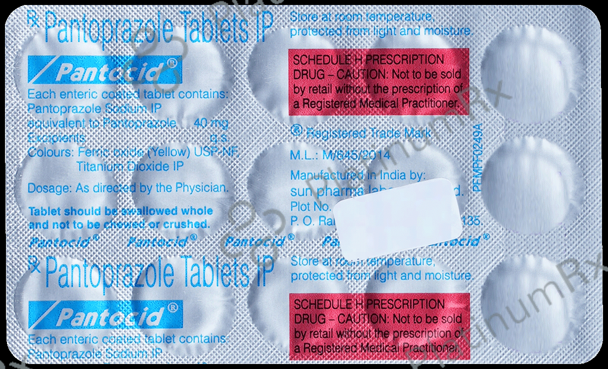 Pantocid 40mg Tablet 15s