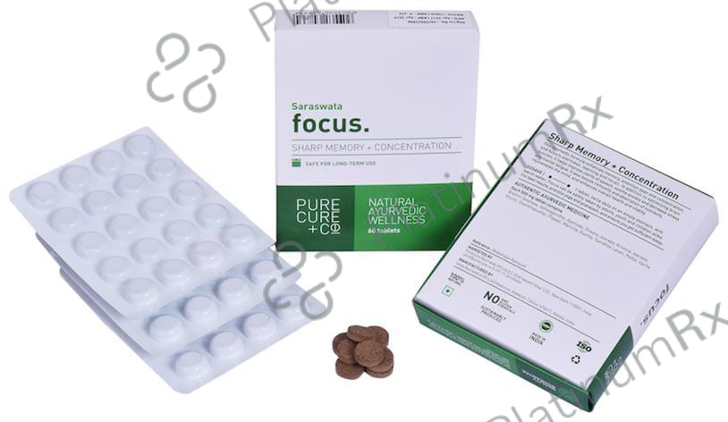 Pure Cure Saraswata Focus Tablet