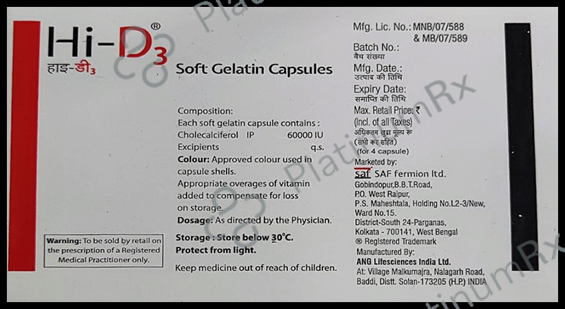 Hi-D3 60K Capsule