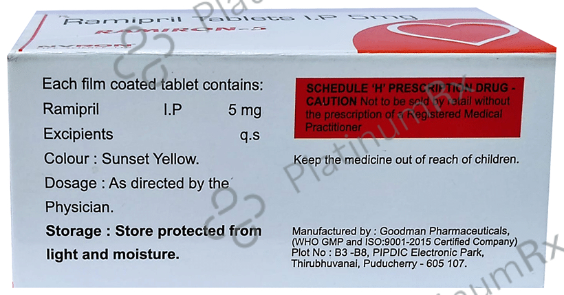 Ramiron 5mg Tablet