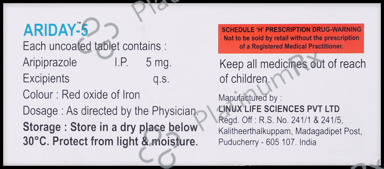 Ariday 5 Tablet