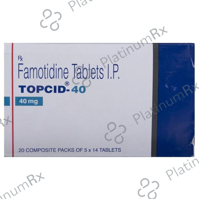 Topcid 40mg Tablet 14s